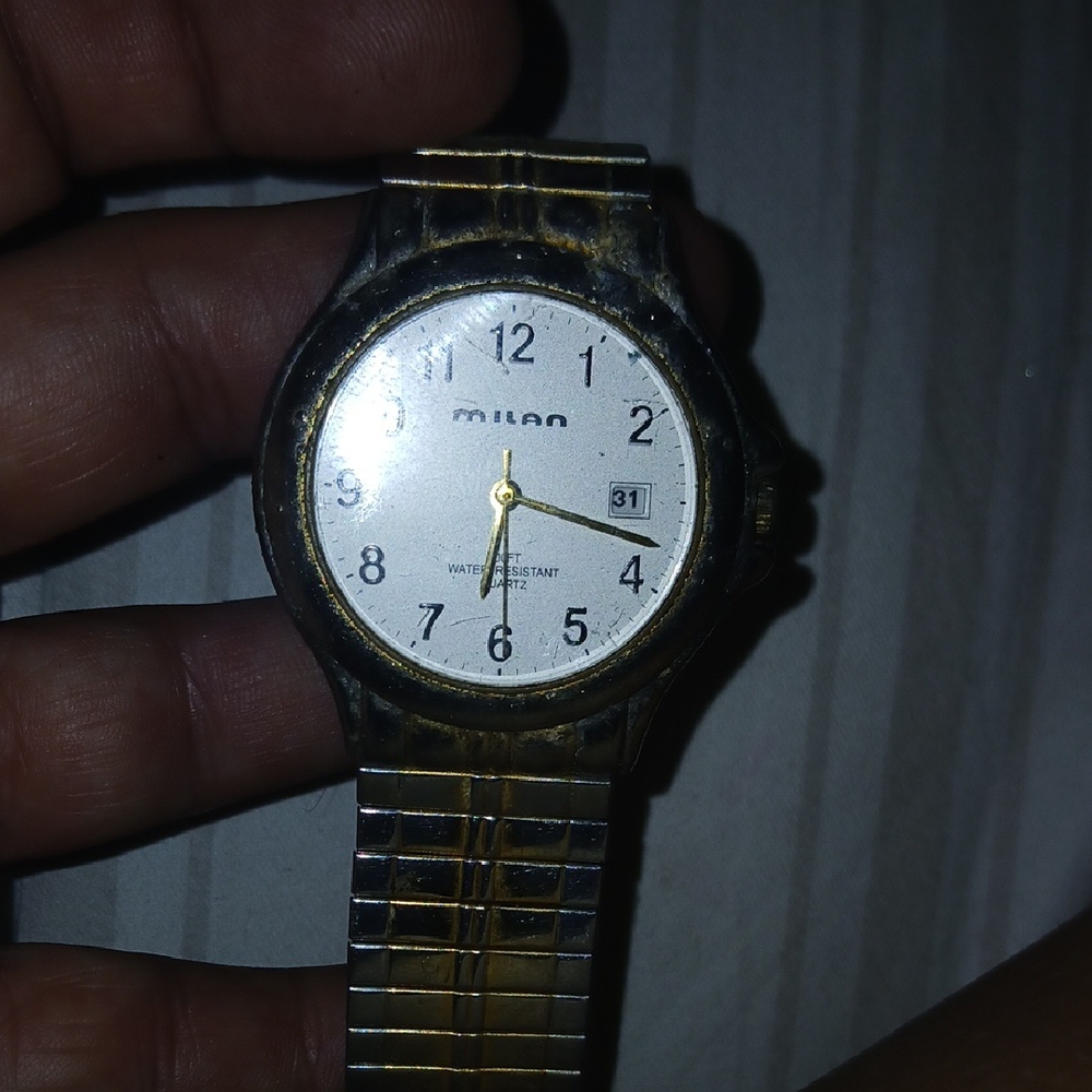 Milan Two-Tone Silver and Gold Watch